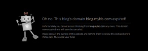 MyBB Blog Expired